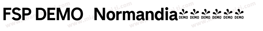 FSP DEMO   Normandia字体转换
